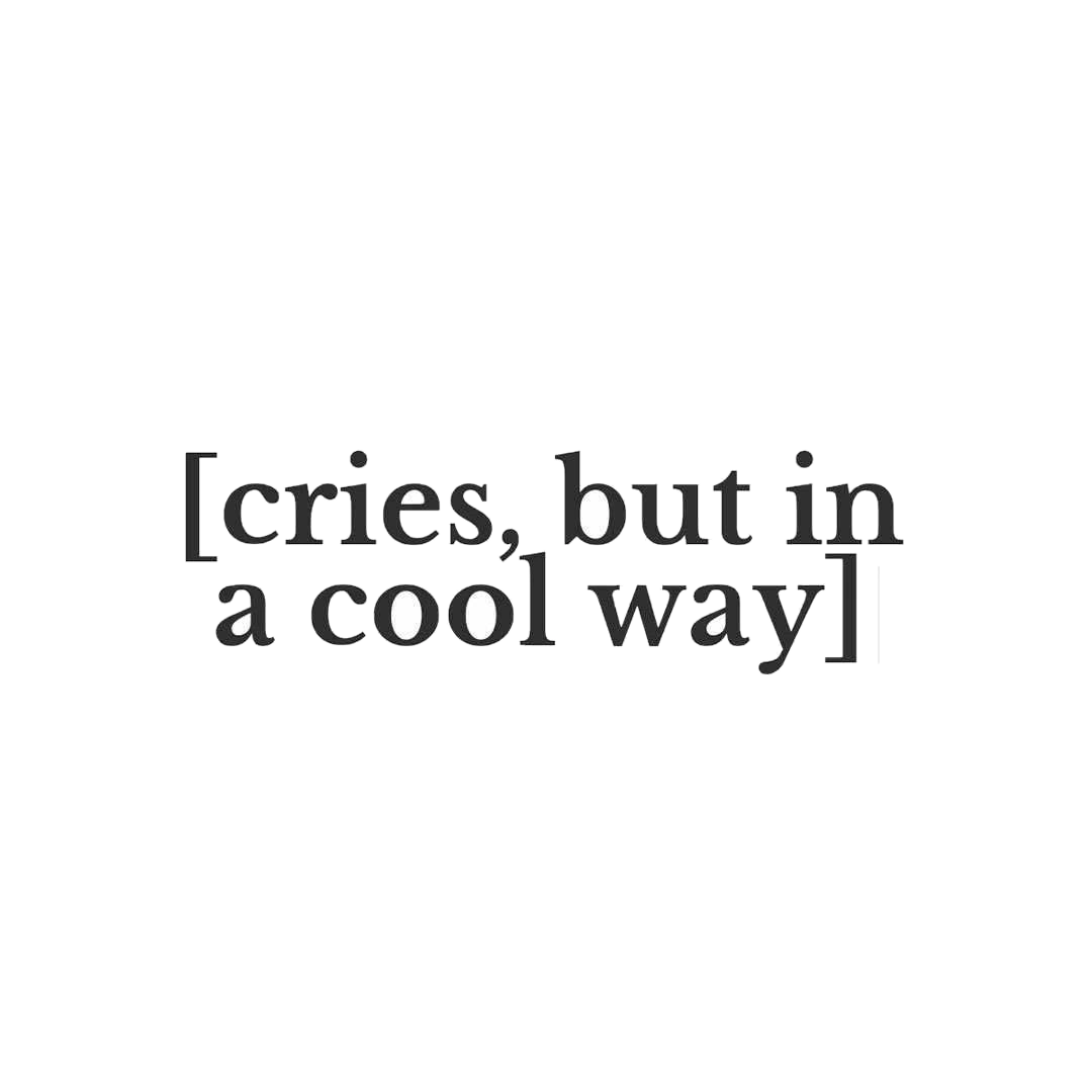 In a cool way Sticker